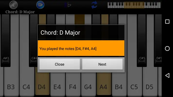 Piano Scales & Chords Free android App screenshot 10