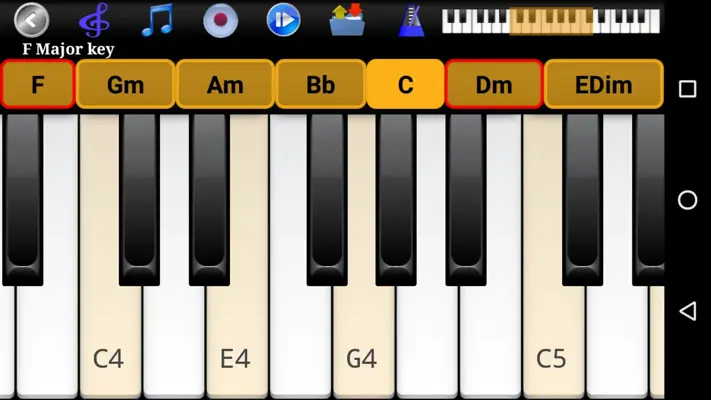 Piano Scales & Chords Free android App screenshot 11