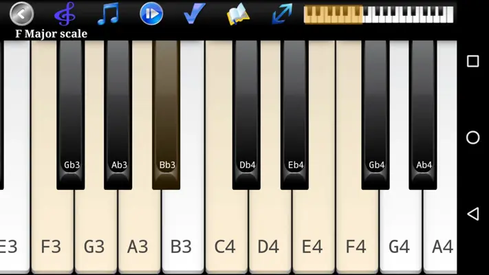 Piano Scales & Chords Free android App screenshot 14