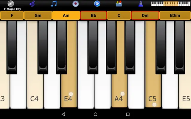 Piano Scales & Chords Free android App screenshot 2