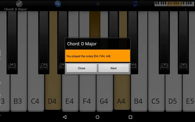 Piano Scales & Chords Free android App screenshot 4